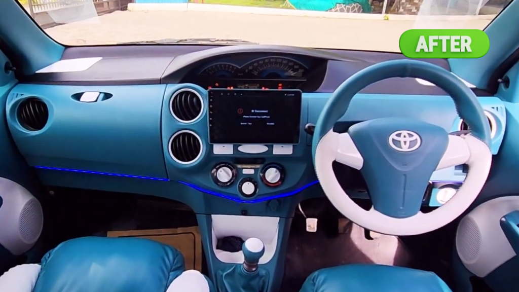 After Car Interior Modification